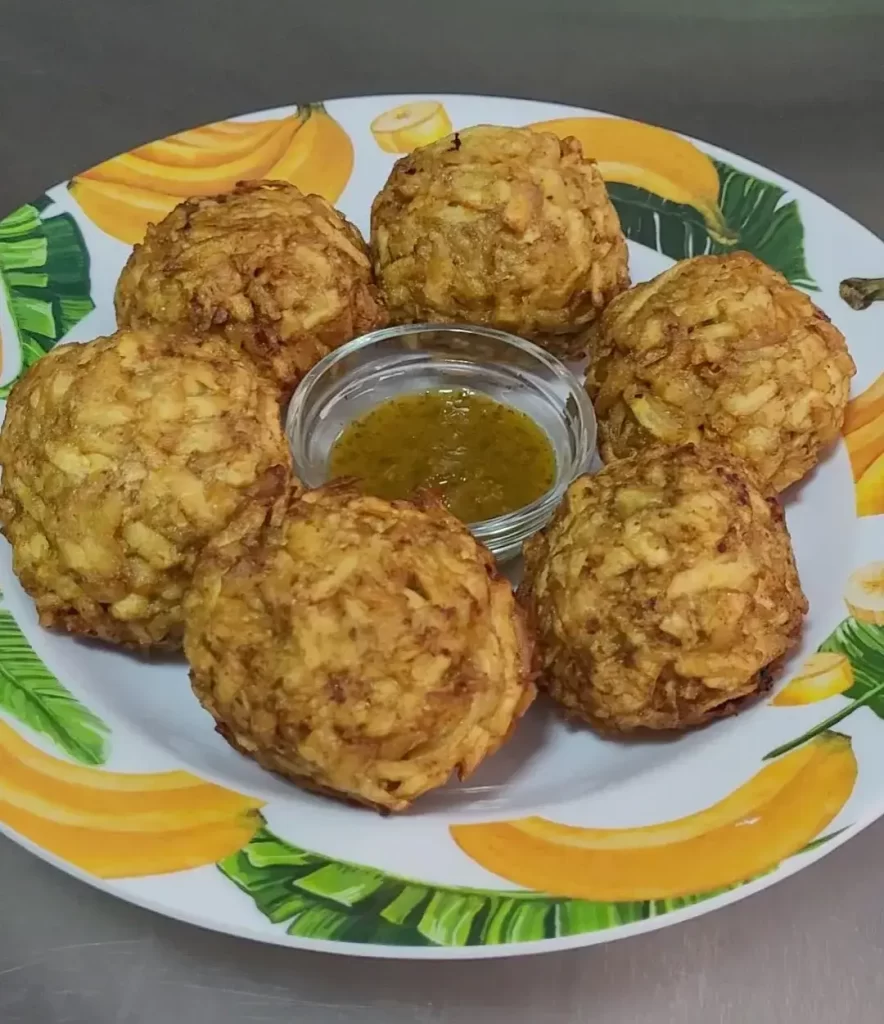 ALBONDIGA DE PLATANO RELLENA